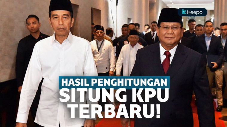 Hasil Situng KPU Prabowo Jokowi
