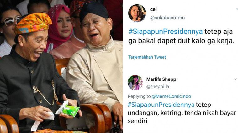 Siapa Pun Presidennya, Inilah 15 Harapan Kocak Netizen Setelah Ikut Mencoblos