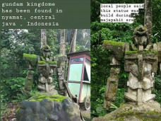 Patung Gundam di Jawa Tengah