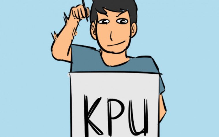 Ilustrasi mencoblos