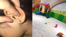 manik-manik masuk kuping