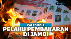 Caleg PDIP bakar surat suara Jambi