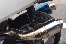 Ilustrasi knalpot racing