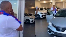 Diberikan mobil oleh teman