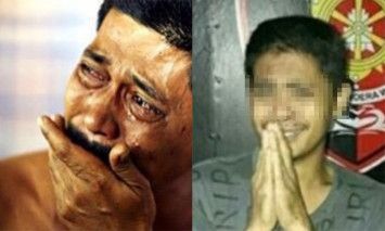 Ilustrasi pria nangis