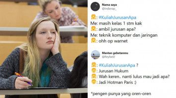 Kuliah jurusan apa?