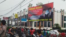 Baliho kemenangan Prabowo-Sandi