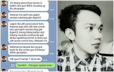 Mantan minta uang dibalikin