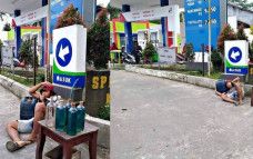 Berjualan bensin eceran di SPBU