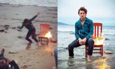 Ekspresi kocak Tom Holland