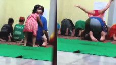 Tingkah lucu anak kecil