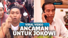 Polisi Selidiki Pria Berbaju Coklat Ancam Penggal kepala Jokowi