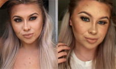 Merias Diri Untuk Tutupi Kondisi Wajah Aslinya