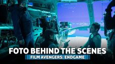 9 Momen Foto Behind the Scenes Film Avengers: Endgame