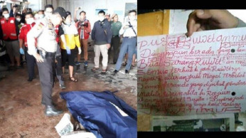 kepolisian dan relawan