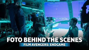 9 Momen Foto Behind the Scenes Film Avengers: Endgame