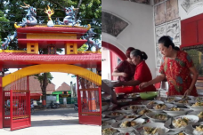 Umat non-Muslim bagikan menu buka puasa