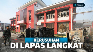 Tolak Sidak Narkoba, Lapas Langkat Dibakar Para Napi