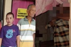 kakek mesum di warung