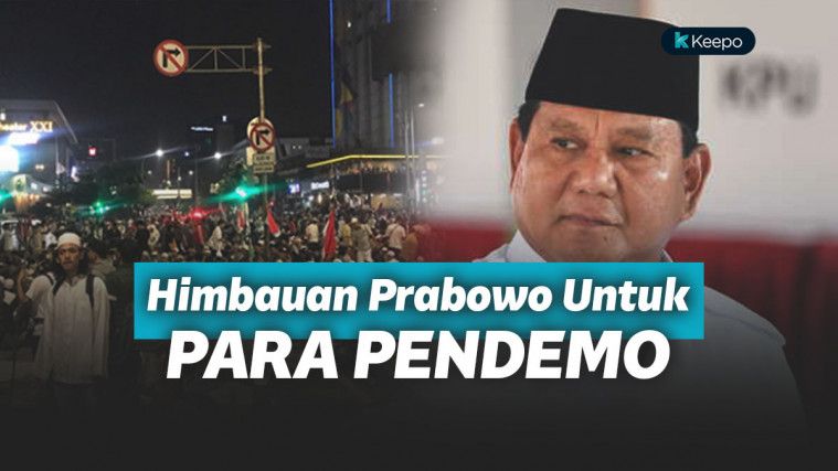 Prabowo Imbau Aksi 22 Mei Dilangsungkan Dengan Damai 