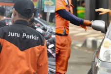 Ilustrasi juru parkir