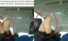 naik taksi online tapi cara duduknya bikin emosi