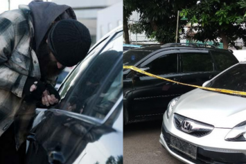 pencuri kembalikan mobil curiannya