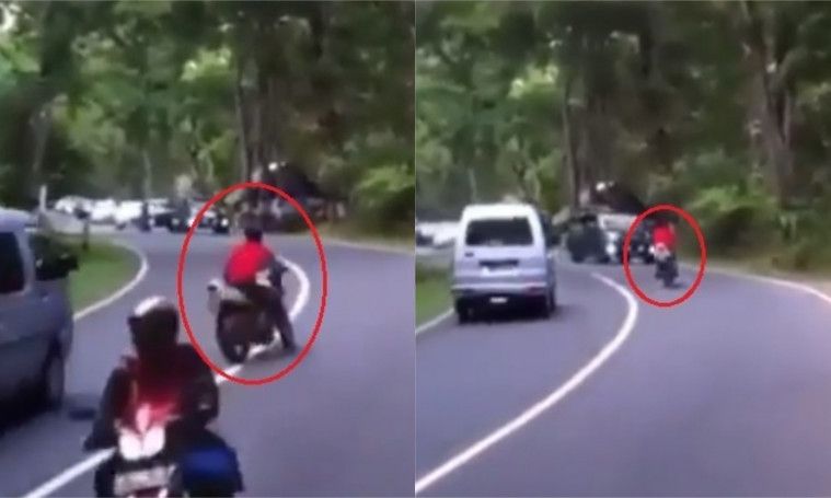 Nyaris Celaka Di Jalan Raya