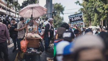 Ilustrasi berjualan saat 22 Mei