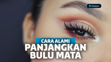 Ilustrasi bulu mata lebat