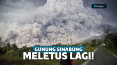 Tertidur 400 tahun, Gunung Sinabung Kembali Meletus Hebat