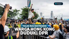 Warga Hong Kong Coba Duduki Gedung DPR Saat Protes RUU Ekstradisi