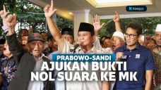 Prabowo-Sandi Ajukan Bukti Nol Suara di TPS ke MK