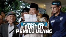 Prabowo-Sandi Tuntut Diadakan Pemilu Ulang di MK