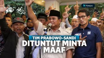TKN Tuntut BPN Prabowo-Sandi Minta Maaf Atas Tuduhan Jokowi Otoriter