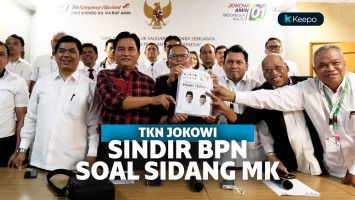 TKN Jokowi Sindir BPN Soal Saksi Sidang MK
