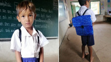 Ayah, tas anyaman, kisah haru