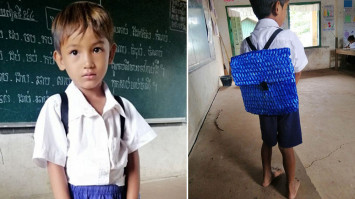 Ayah, tas anyaman, kisah haru