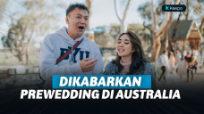 Gisel dan Wijin berlibur di Australia