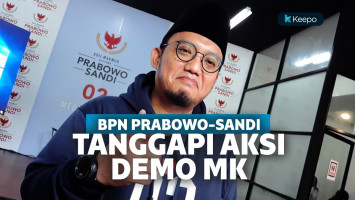 BPN Prabowo Sandi Lepas Tangan Massa Aksi Demo MK