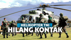 Helikopter TNI AD hilang kontak di pedalaman Papua