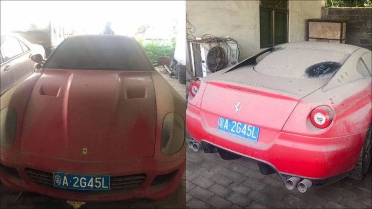 Wow Mobil  Ferrari  ini dijual cuma seharga Rp 5 juta doang