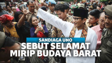 Sandiaga Uno Sebut Selamat Sebagai Budaya Barat