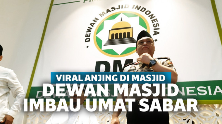 Dewan Masjid Indonesia Imbau Umat Islam Bersabar Soal Perempauan Bawa Anjing ke Masjid