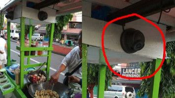 cctv di gerobak gorengan