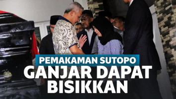 Ganjar Pranowo Dapat Pesan Khusus Dari Anak Sutopo