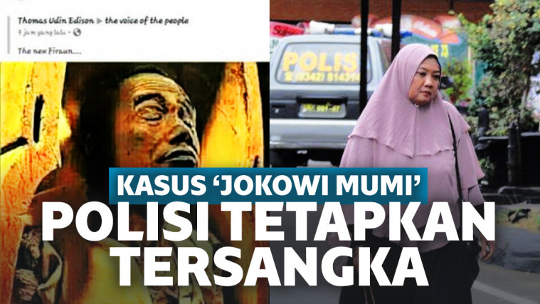 Polisi Tetapkan Ida Tersangka Kasus Jokowi Mumi
