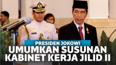 Jokowi Ungkap Komposisi Menteri Kabinet Kerja Jilid II