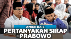 Amien Rais Pertanyakan SIkap Prabowo Yang Berdamai Dengan Jokowi