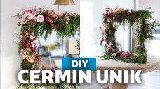 DIY cermin floral